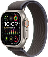 Apple Watch Ultra 2 GPS + Cellular, 49mm titán tok kék-fekete nyomvonallal - M/L