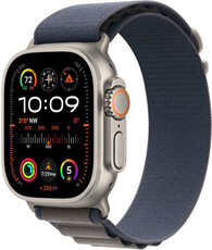 Apple Watch Ultra 2 GPS + Cellular, 49mm titán tok kék alpesi húzással - M